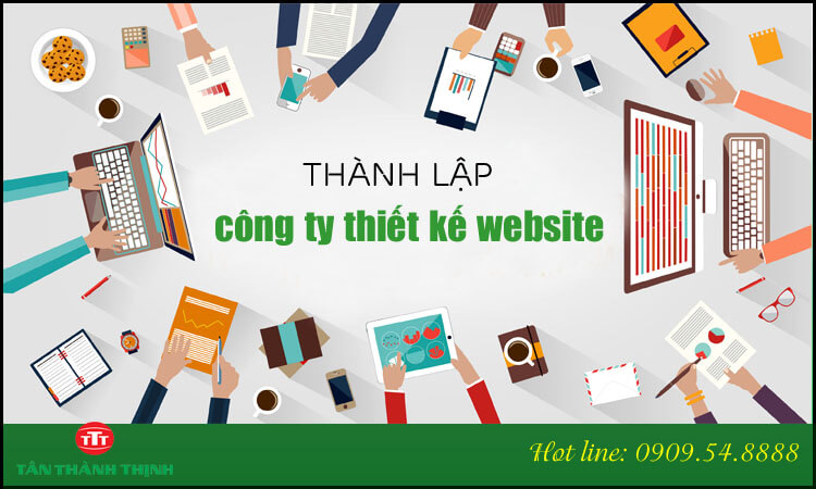 Thành lập công ty thiết kế website